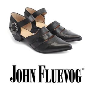 BRAND NEW - John Fluevog TRUTH ALISON
SEXY SKULL-BUCKLED MARY JANE - Size 6.5
